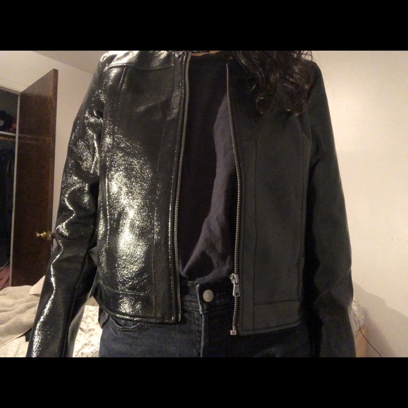 Faux leather jacket - Picture 3 of 4
